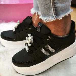 Tenis Adidas Escarchado Negro