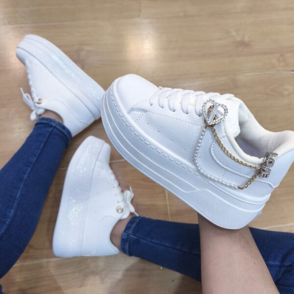 Tenis Golden Chain Blanco