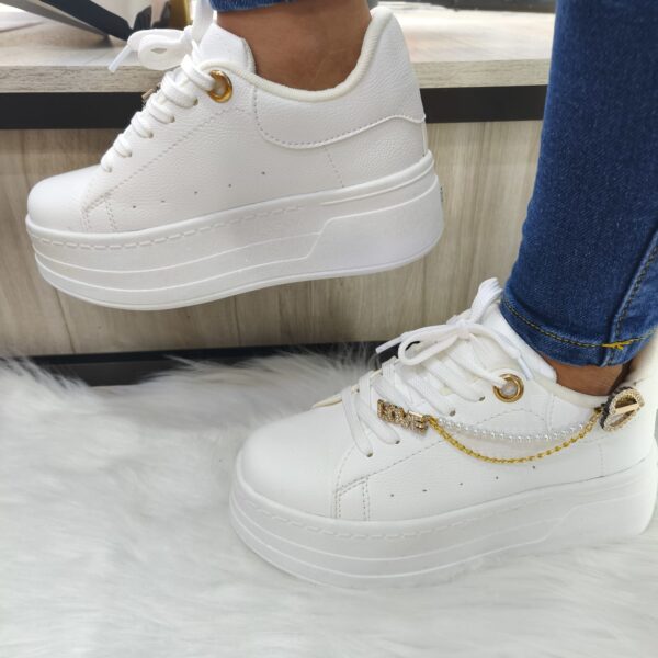 Tenis Golden Chain Blanco